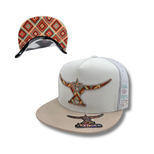 TexHorn Hat - Morelos Aztec