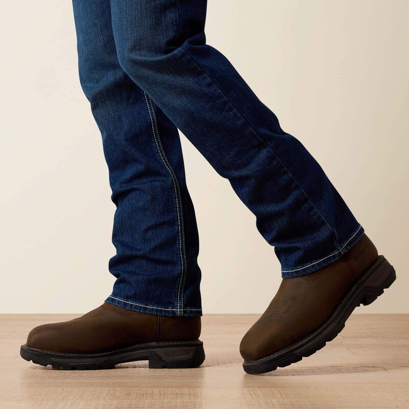 Ariat FR M4 Relaxed DuraStretch Boot Cut Jean - Platinum