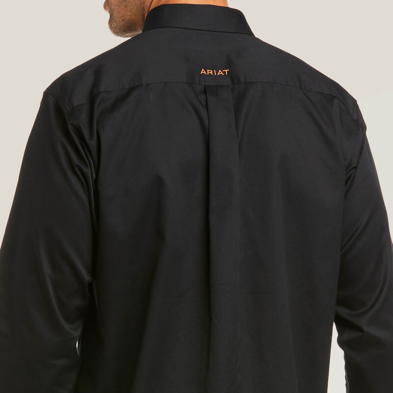 Ariat Solid FITTED Twill Shirt - Black