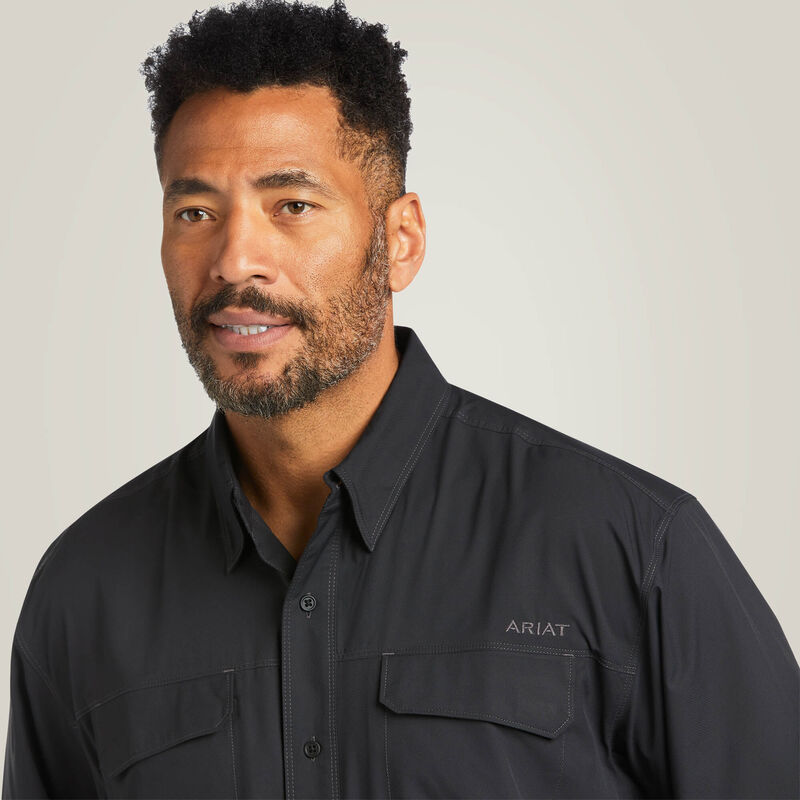 Ariat Men’s VentTEK Outbound L/S Shirt - Black