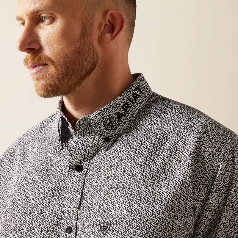 Ariat Team Pablo L/S Shirt - White/Black