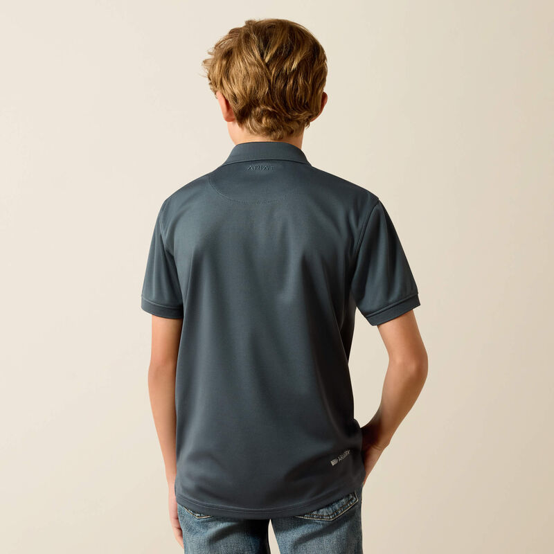 Ariat Youth Tek Polo - Dark Slate