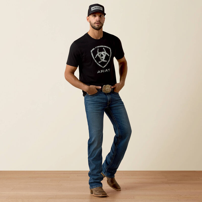 Ariat M4 Thornton Relaxed Boot Cut Jean - Heath