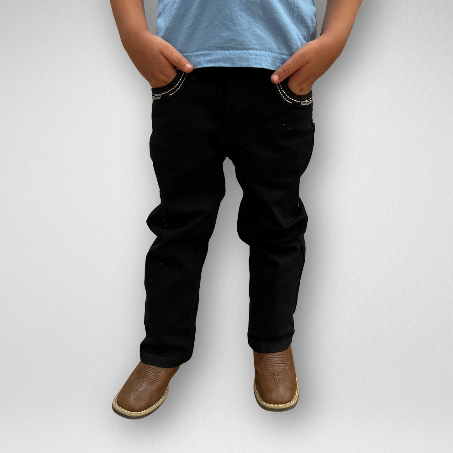 Youth Ace of Diamond Denim (P-1370-Jet Black)