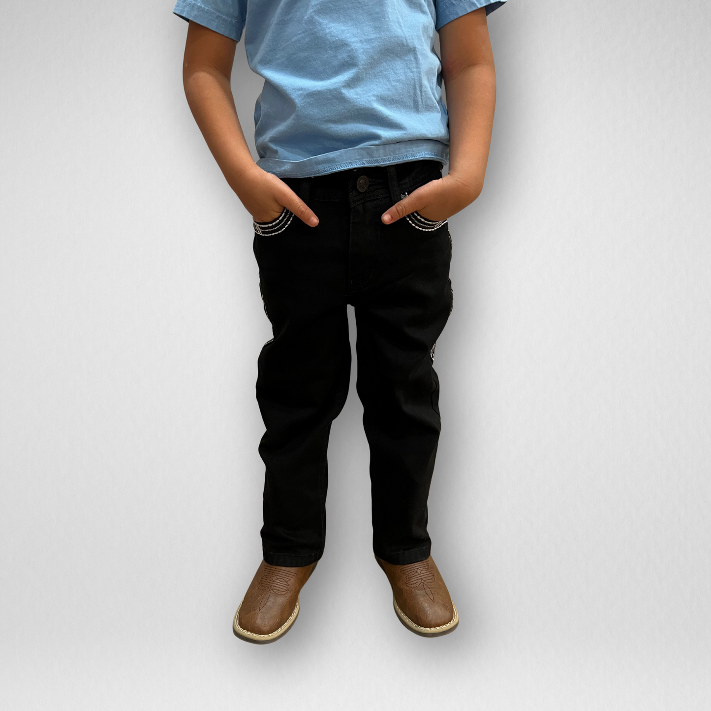 Youth Ace of Diamond Denim (P-1380-Jet Black)