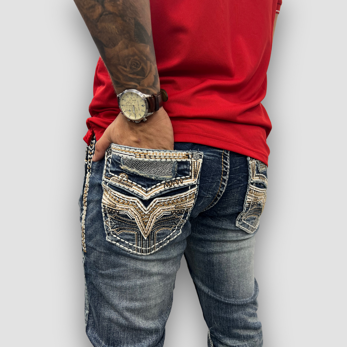Men's Answer Me Straight Leg Denim (AM-2288)