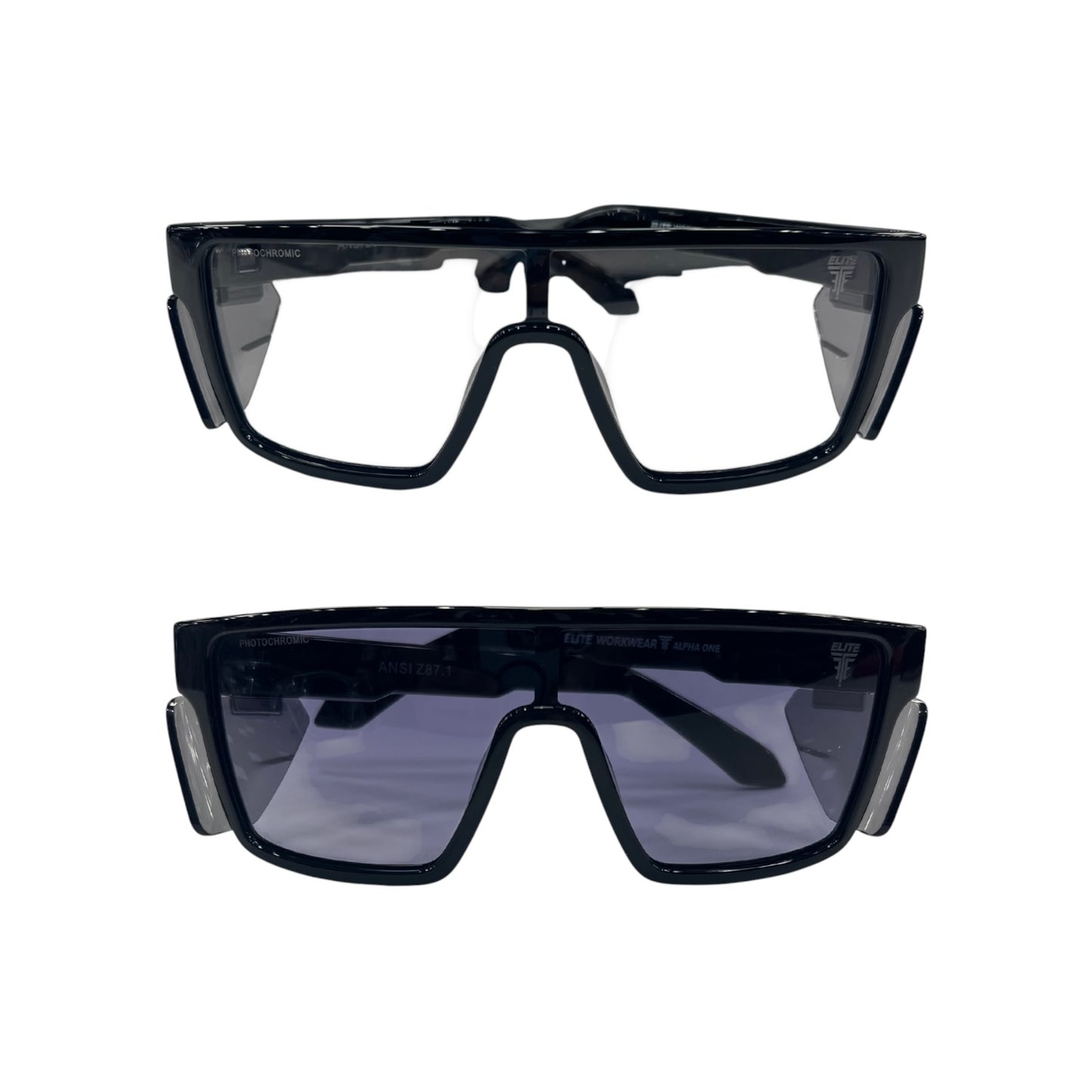 Elite Polarized Z87+ Sunglasses - Alpha Black Photochromic