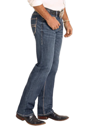 Rock&Roll Raised Denim Slim Straight Boot 4827 - Dark Vintage