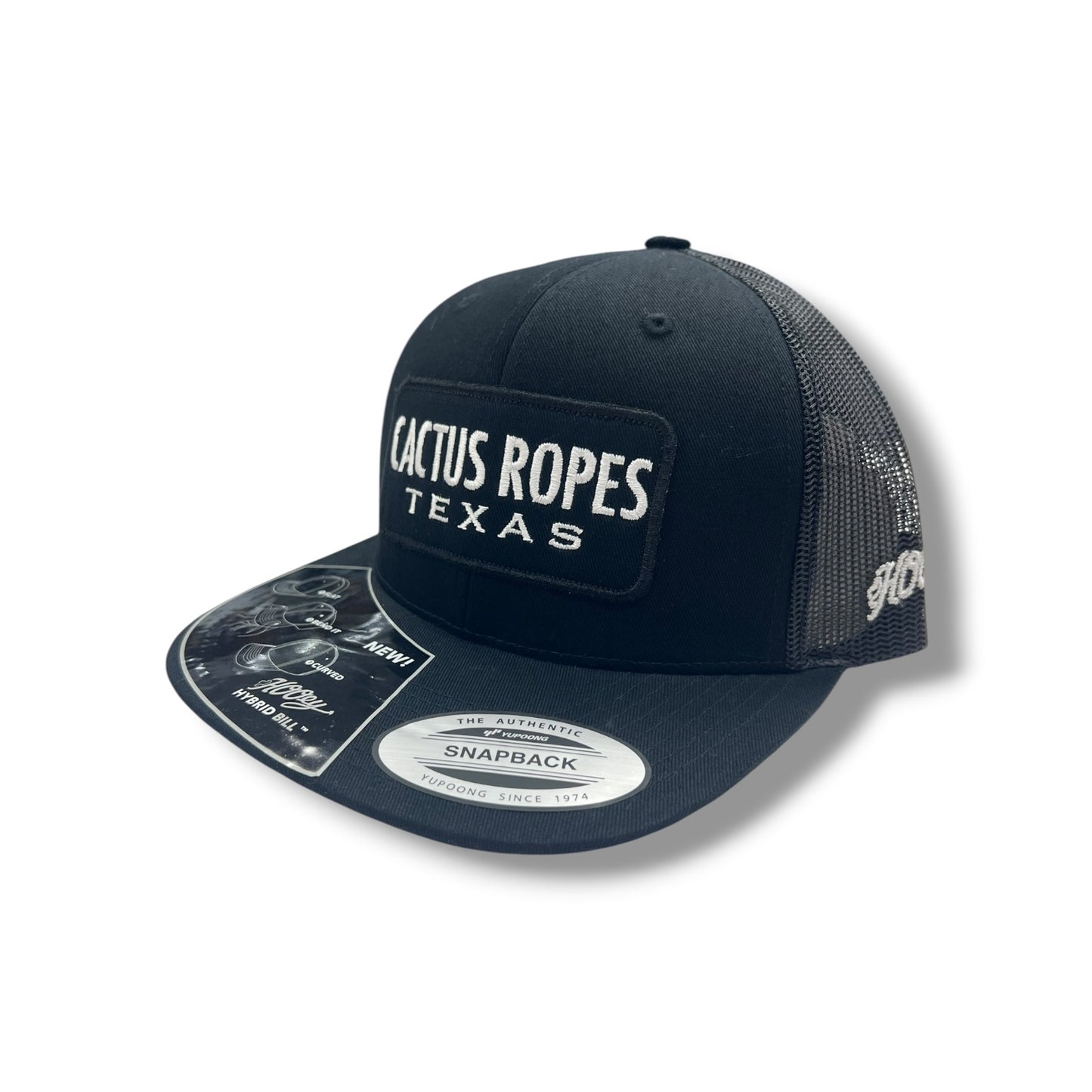 Hooey Cactus Ropes Hat - Black