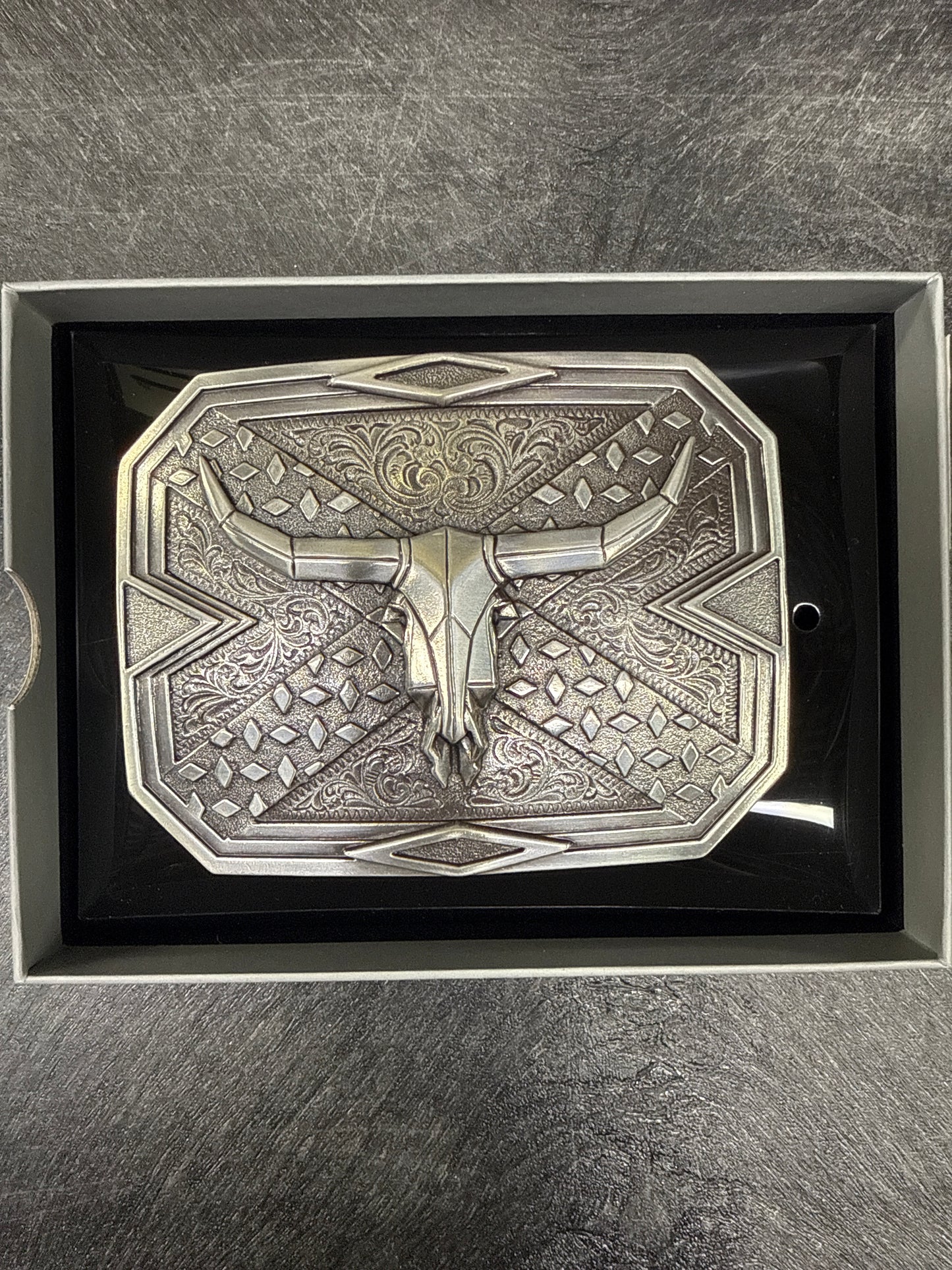 Men's Nocona Steerhead Skull Buckle