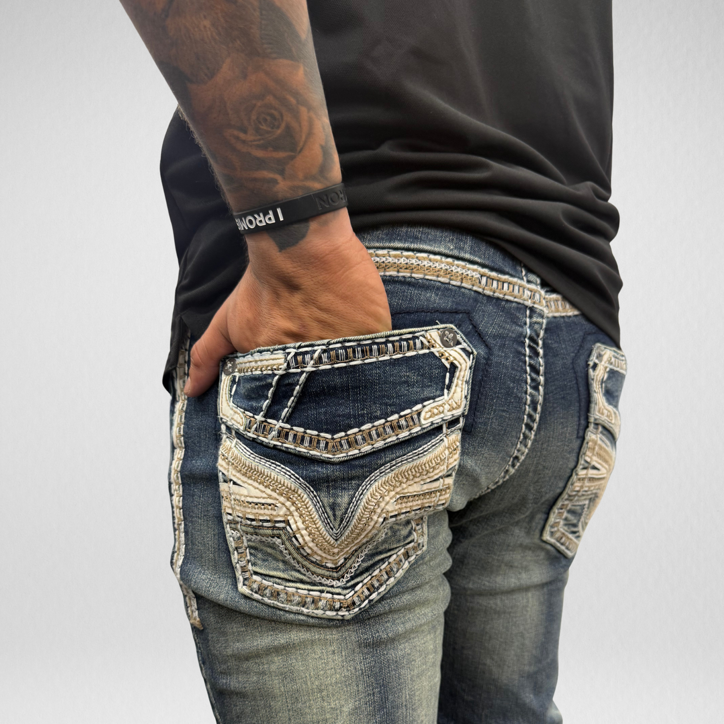 Men's Answer Me Straight Leg Denim (AM-2299)