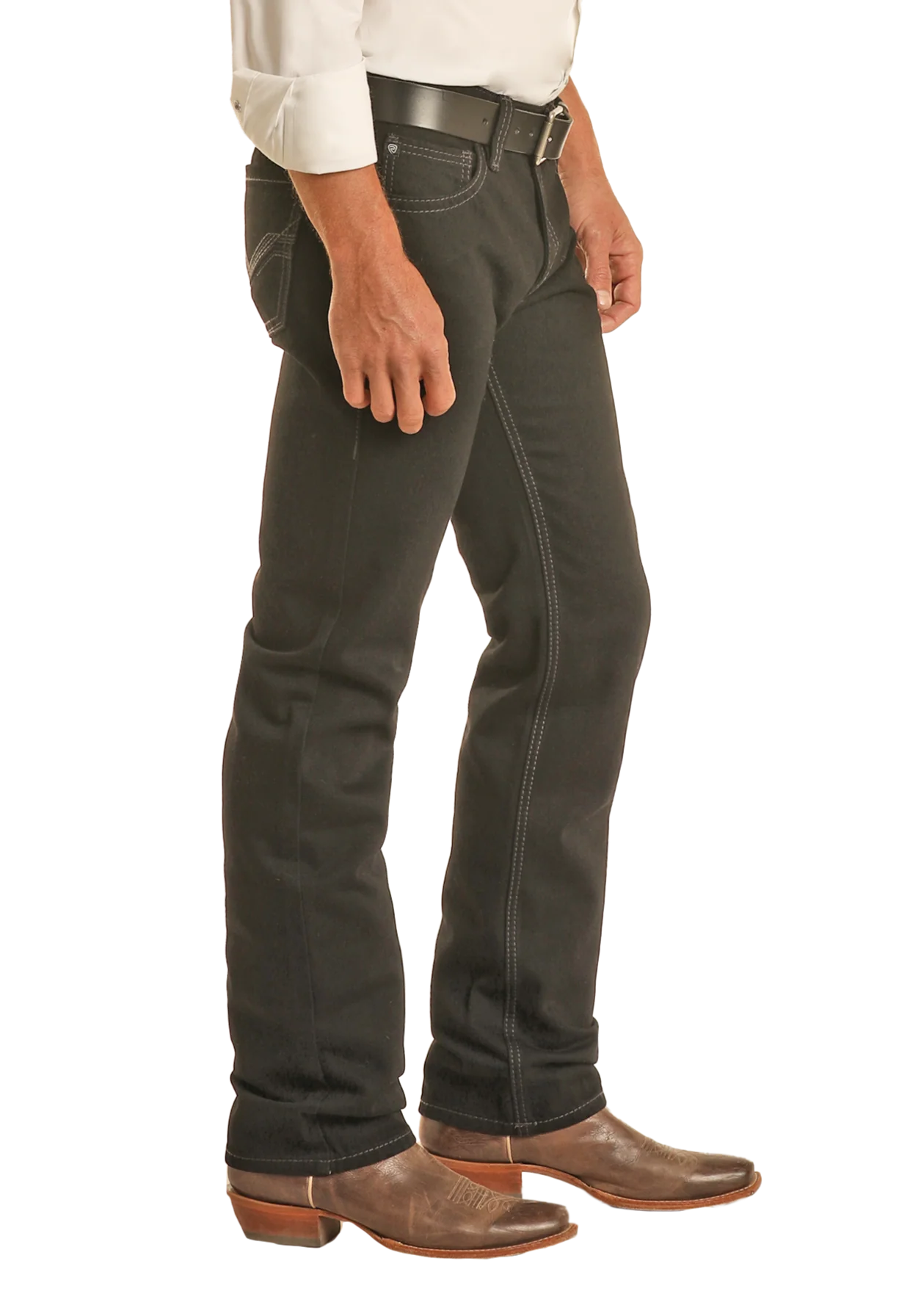Rock&Roll Denim Slim Straight Jean - Black