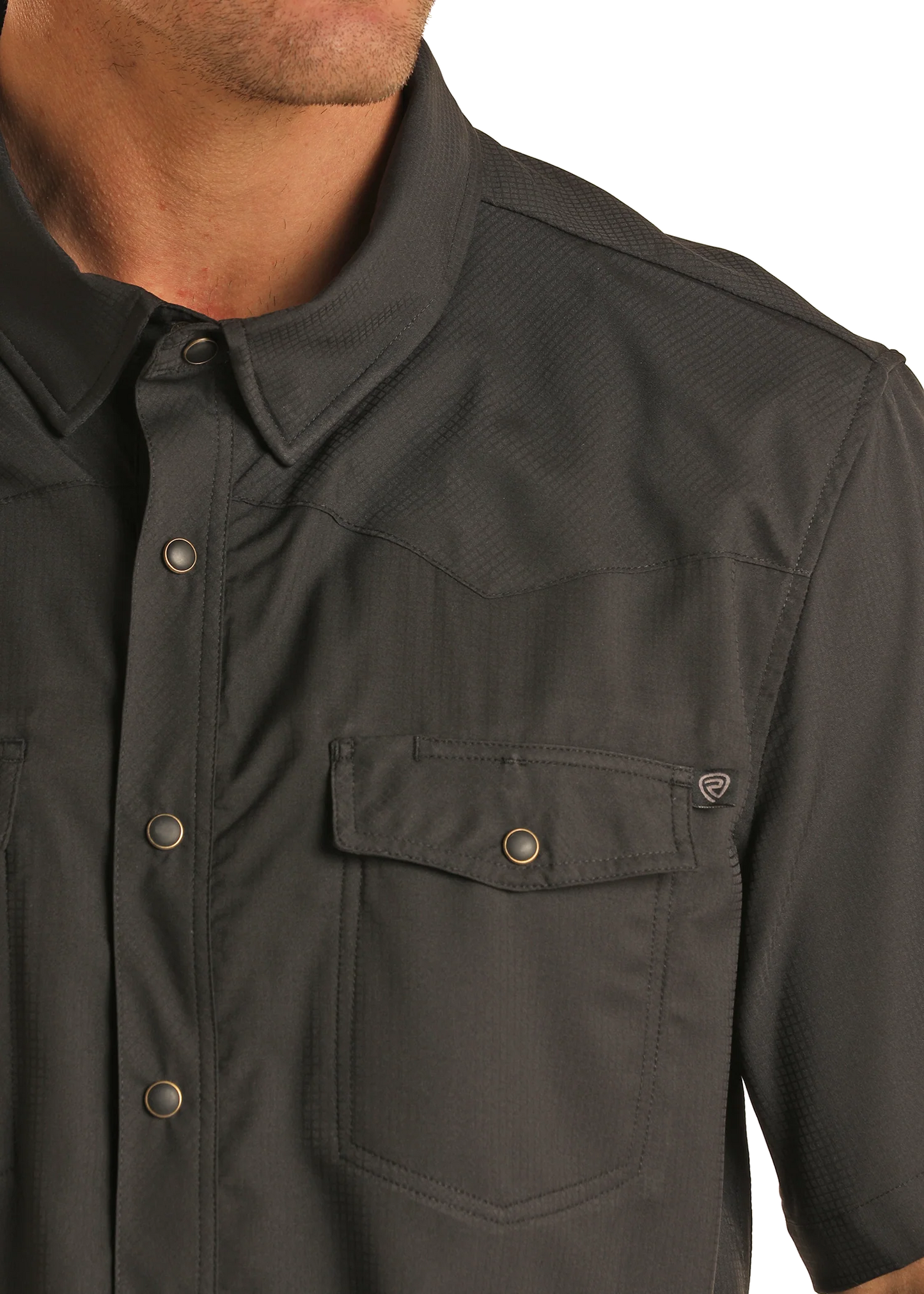 Rock&Roll Denim TEK Ripstop Snap - Black