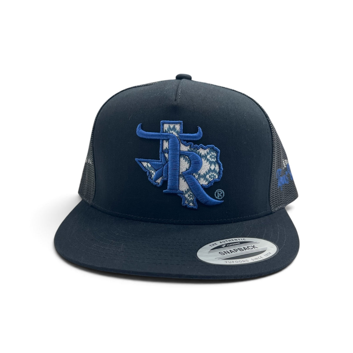 Texas Ranch Hat - Blue Southwest Black