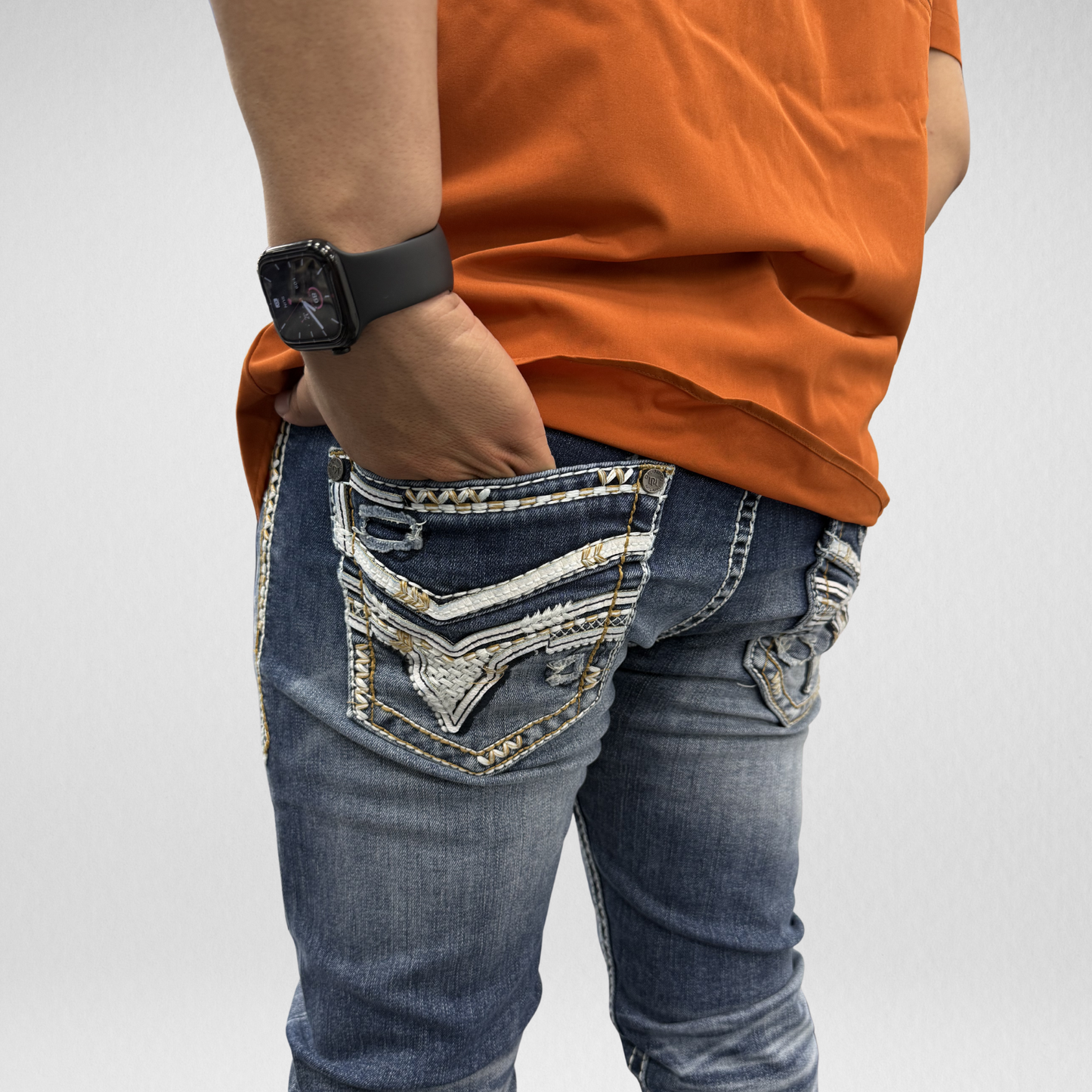 Men's De Niko Slim Straight Boot Denim (DN-25907)