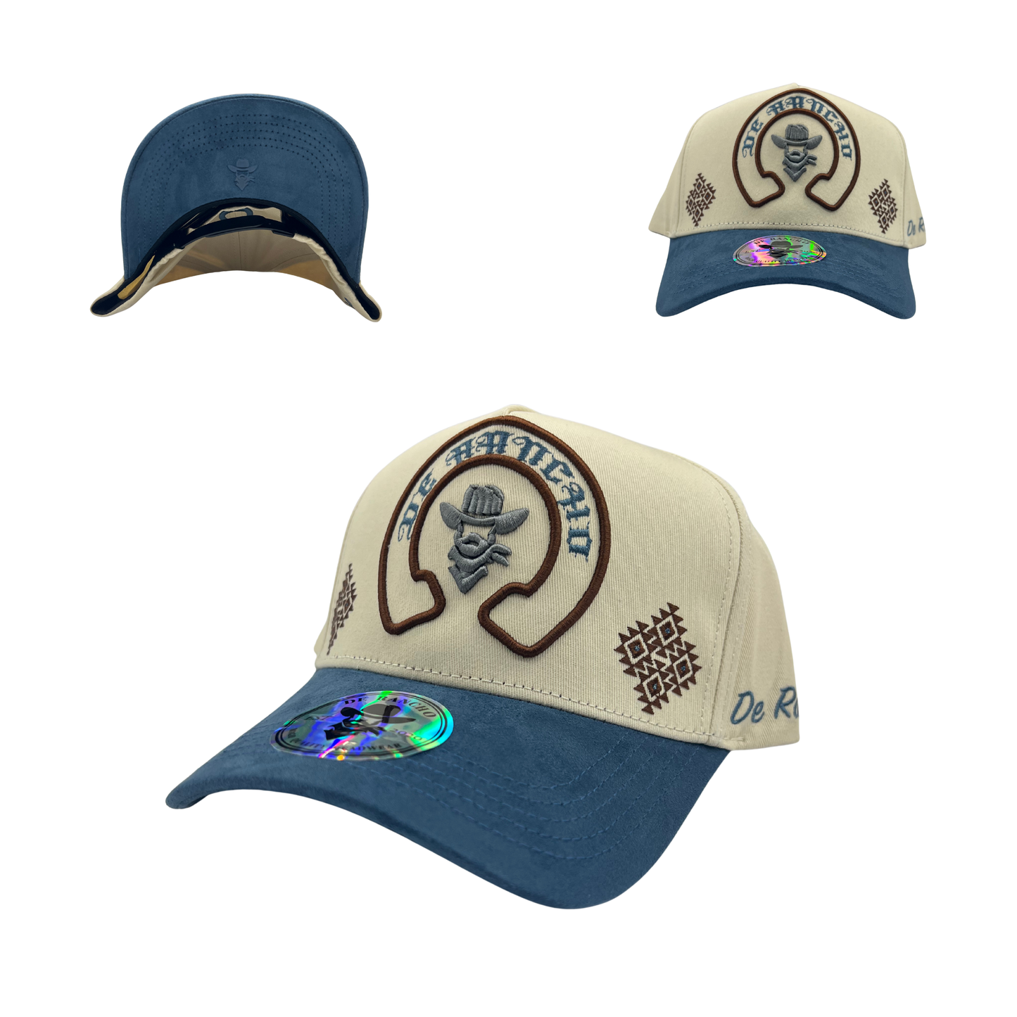 De Rancho Hat - Herradura Beige/Blue
