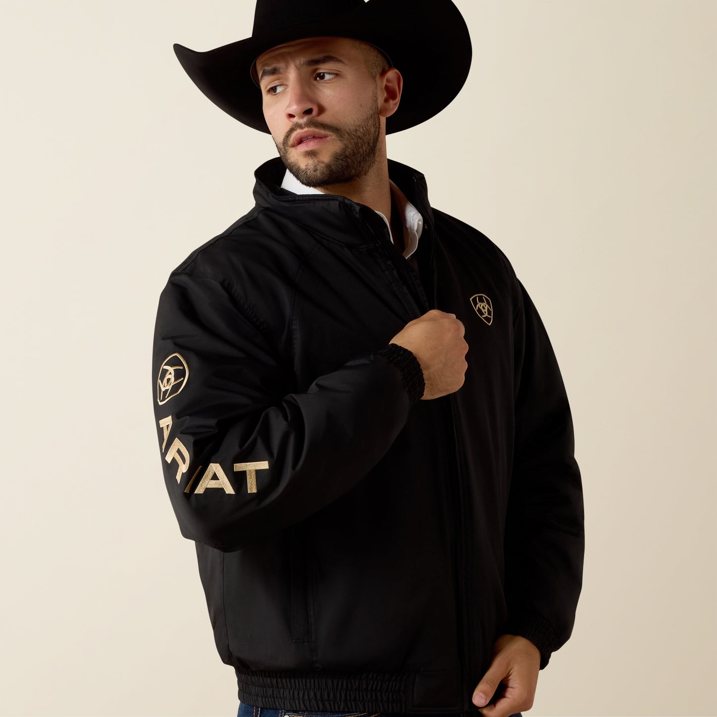 Men's Ariat Team Logo Insulated Jacket - Black