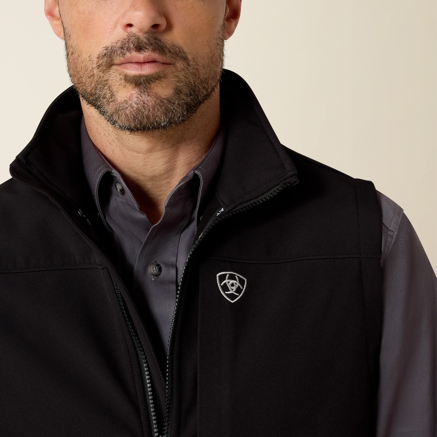 Men's Ariat Logo 2.0 Softshell Vest - Black