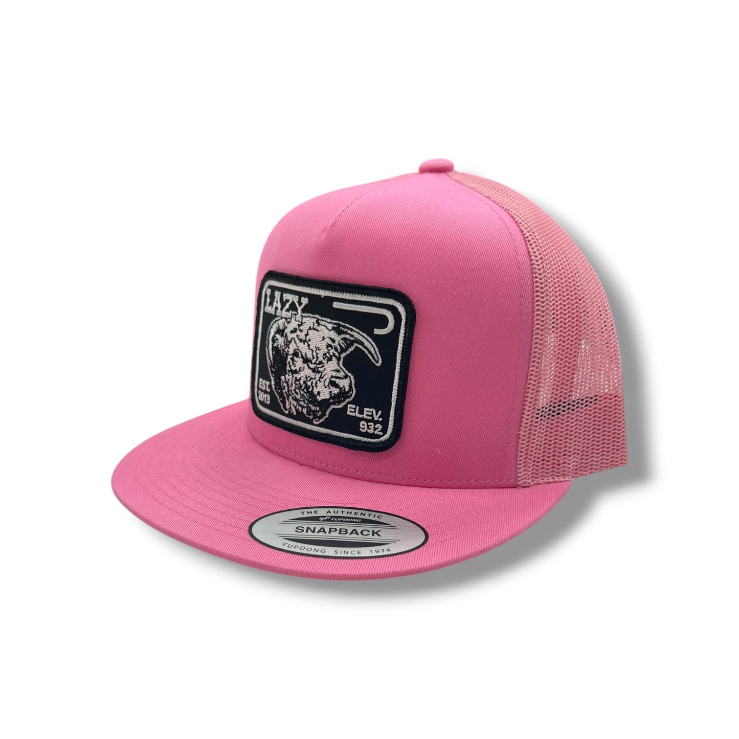 Lazy J Hat - Pink Elevation