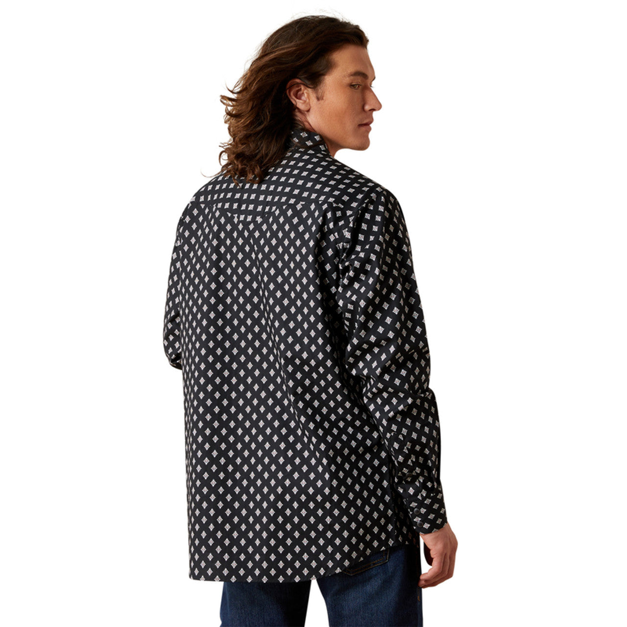 Ariat Felix Fitted Snap L/S Shirt - Black