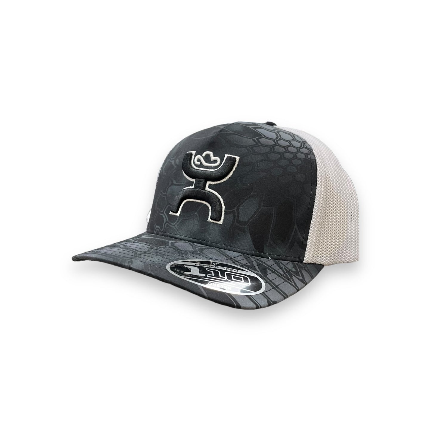 Hooey Bass Print Hat - Black/White