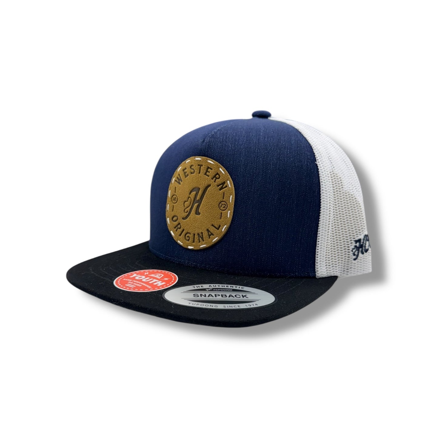 Youth Hooey Hat - Spur Hat Denim/White