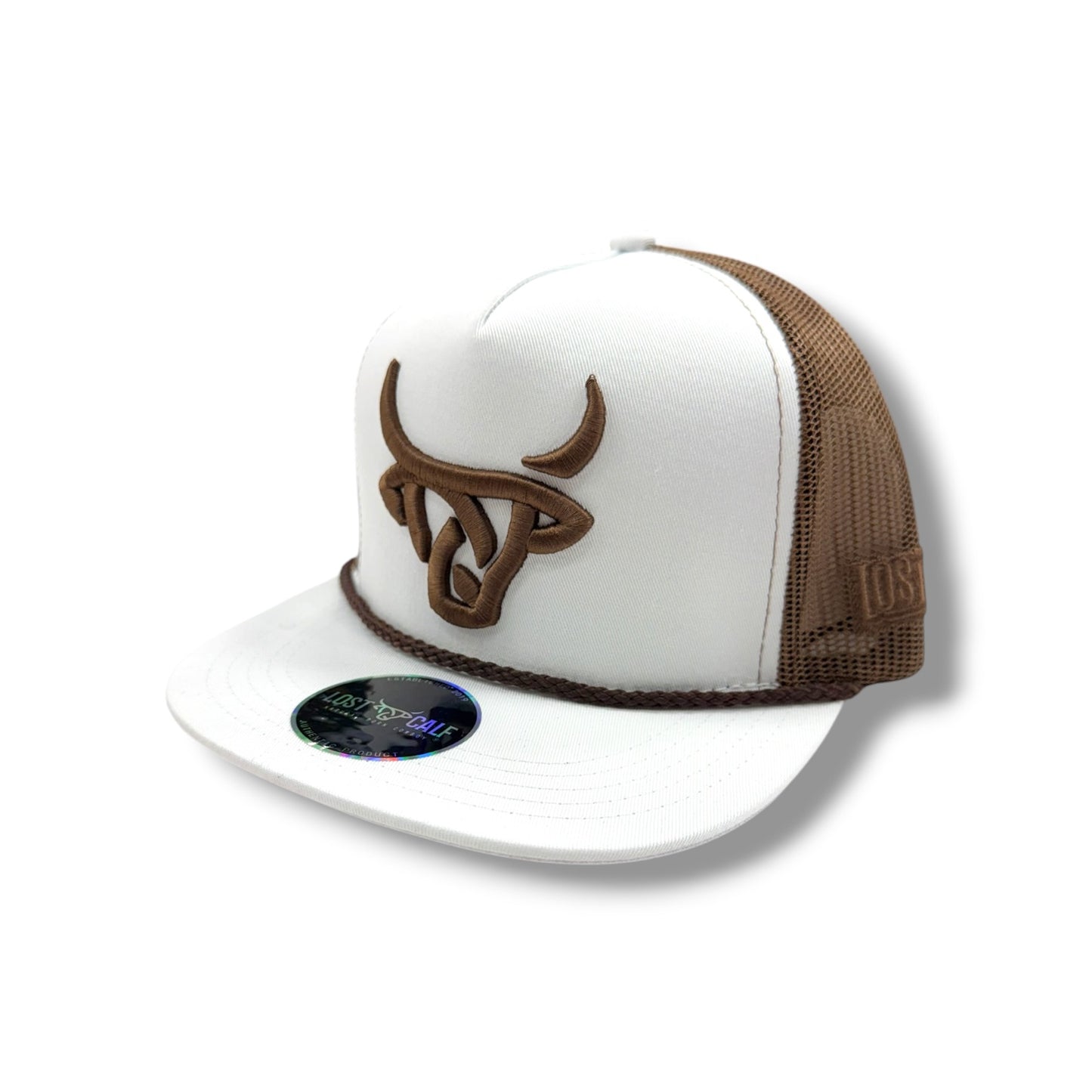 Lost Calf Hat - Heck White Flat