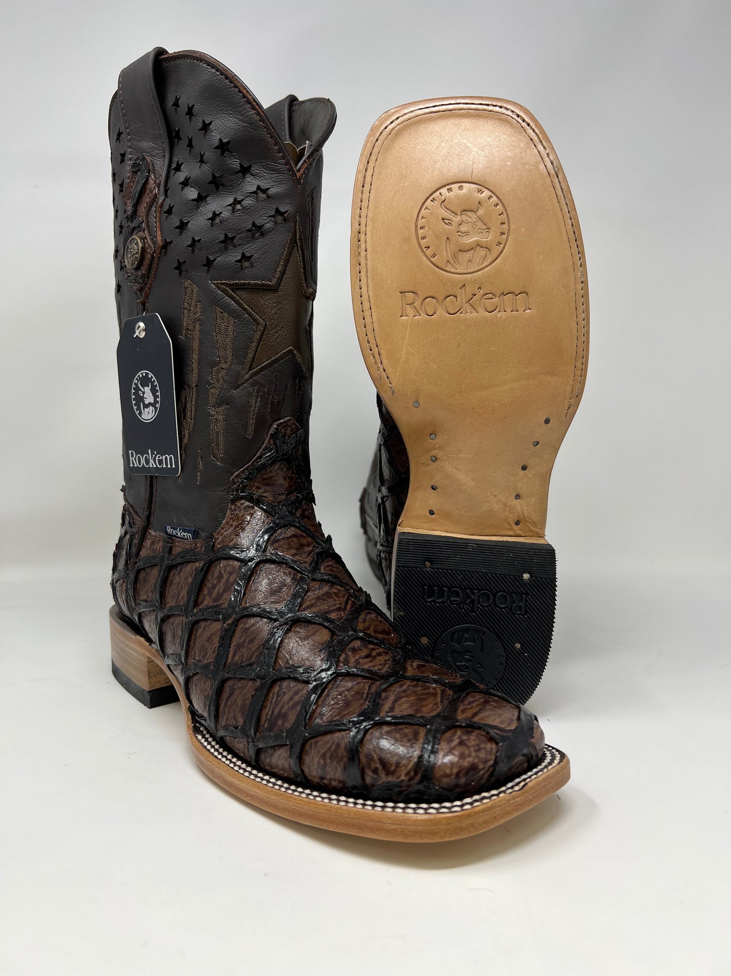 Rock'em Boots - Fish Clone Brown