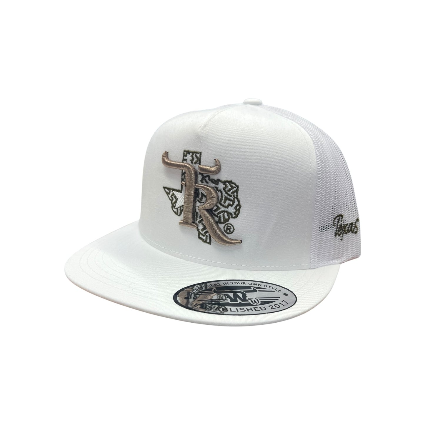 Texas Ranch Hat - Maze White