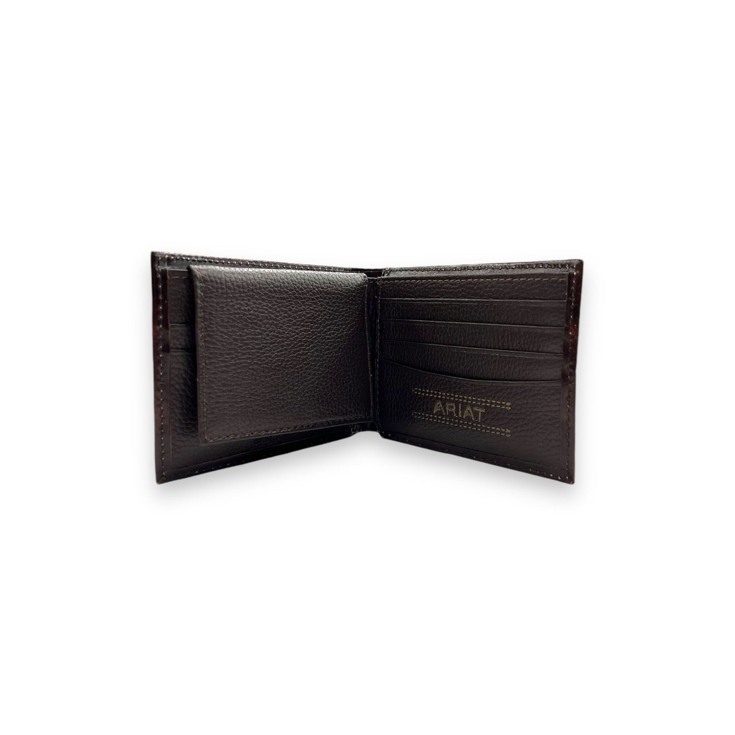 Men's Ariat Removable Passcase Wallet - Feather Embossed