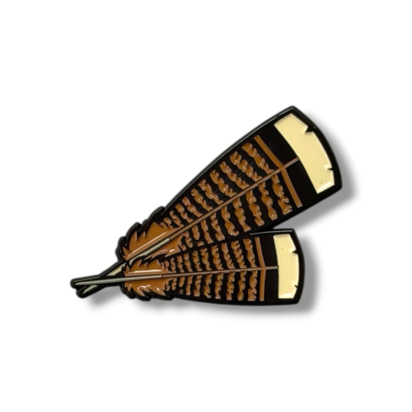 Turkey Feathers Hat Pin