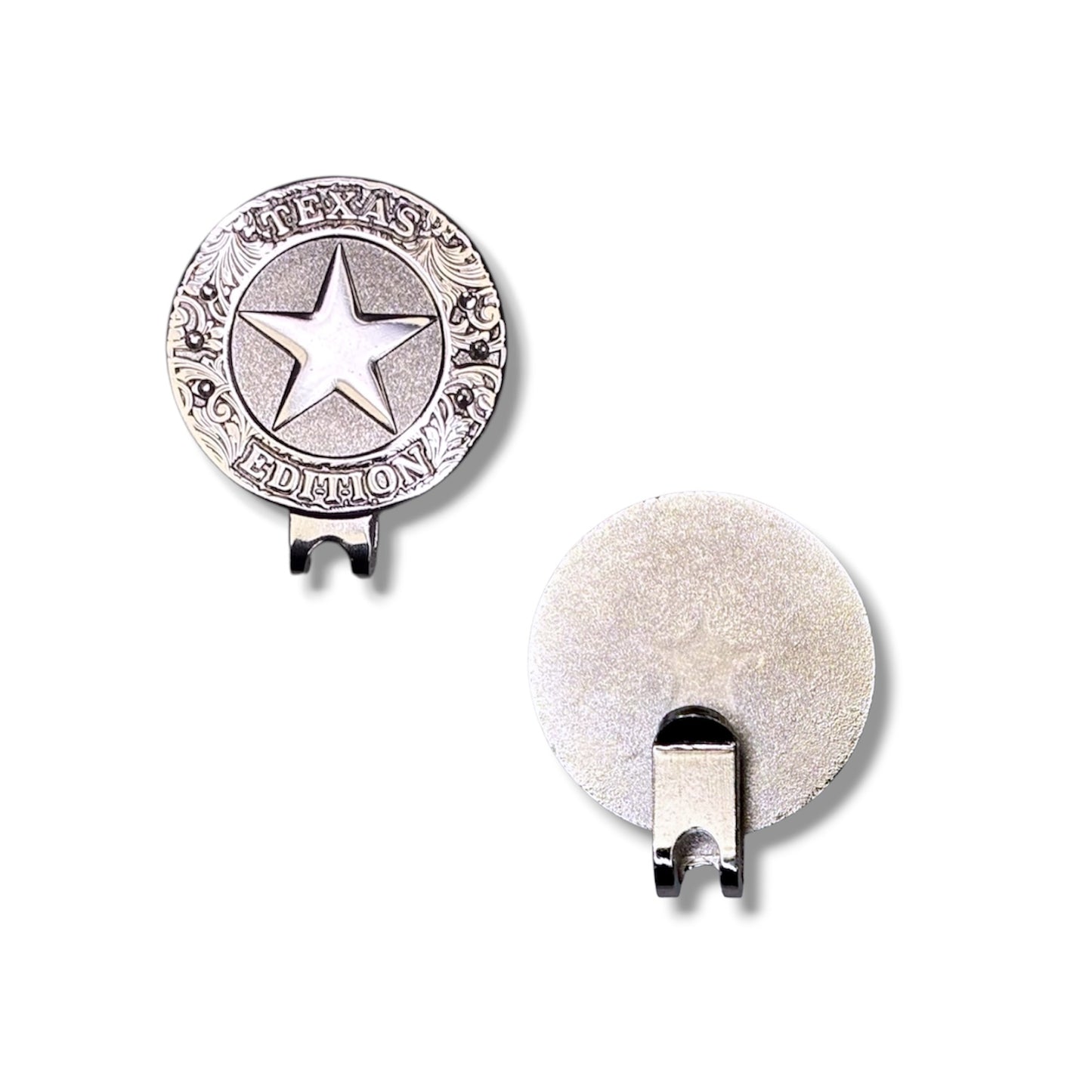 Texas Edition Hat Clip - Silver