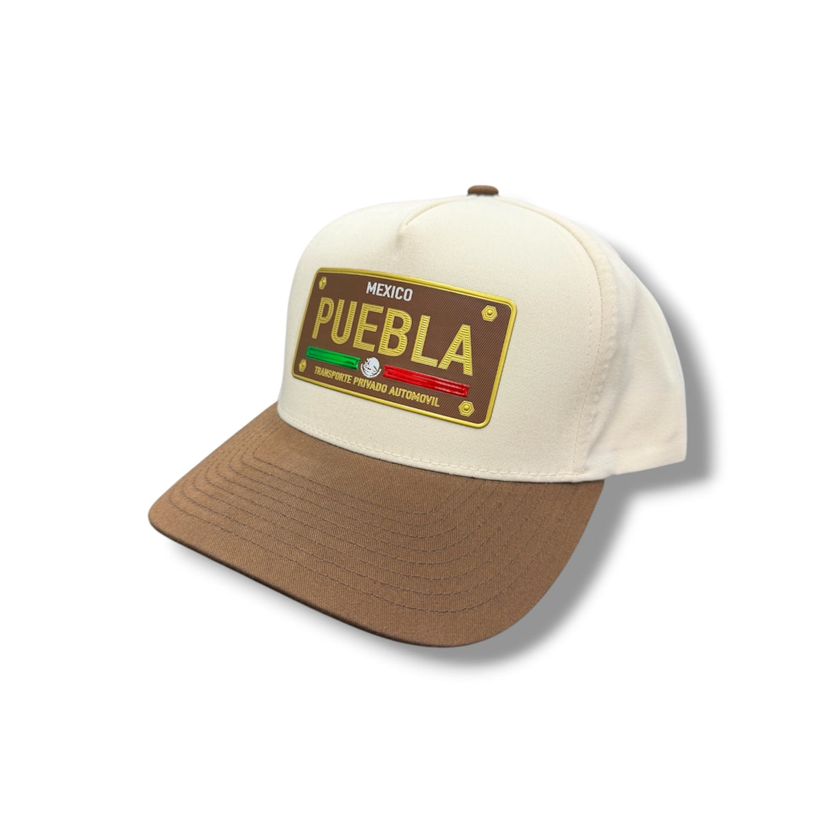 Brown Mexico License Plate Hat - Puebla