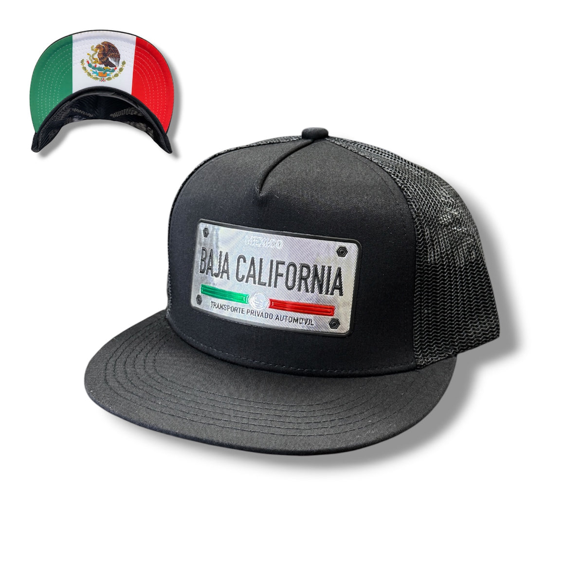 Silver Mexico License Plate Hat - Baja California