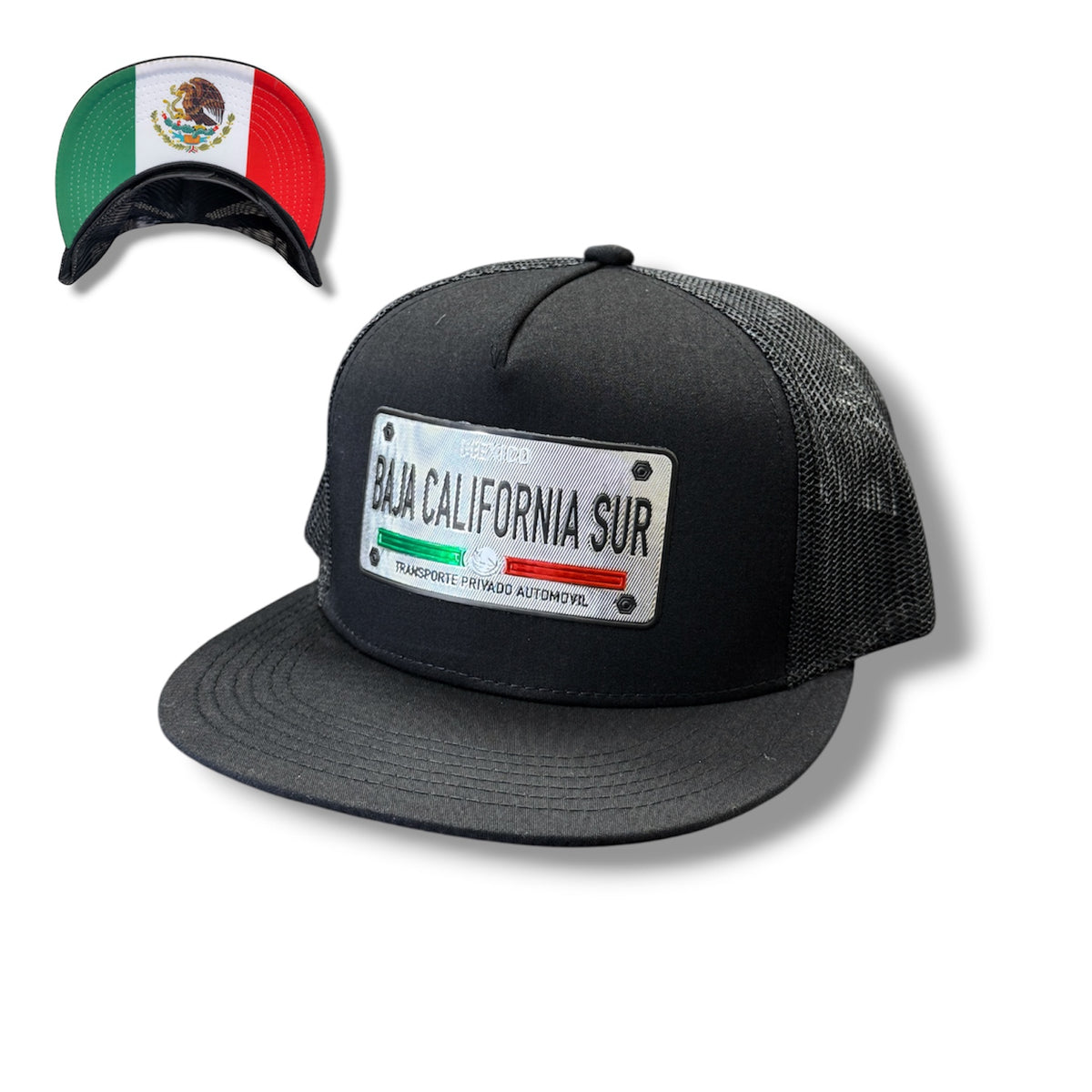 Silver Mexico License Plate Hat - Baja California Sur