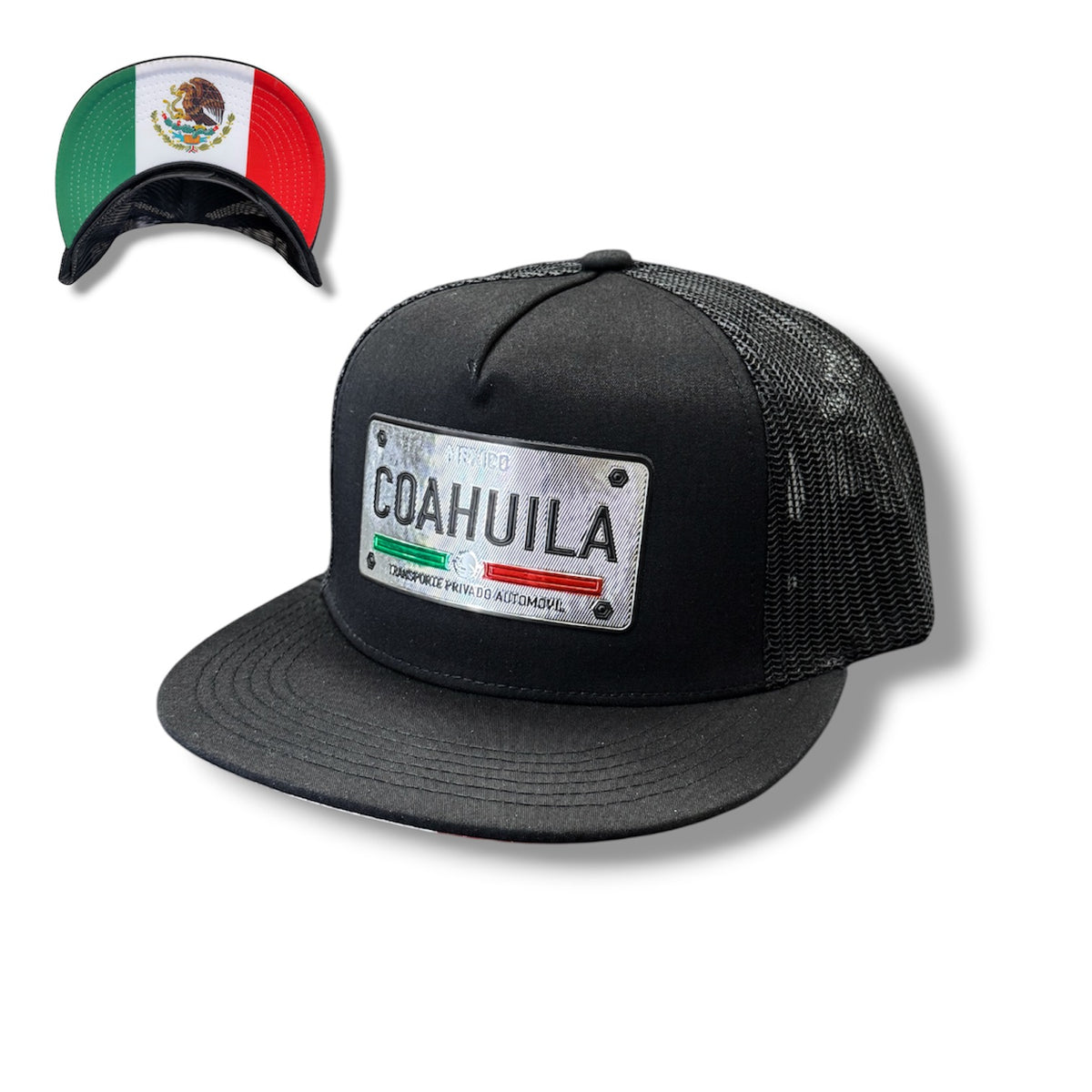 Silver Mexico License Plate Hat - Coahuila