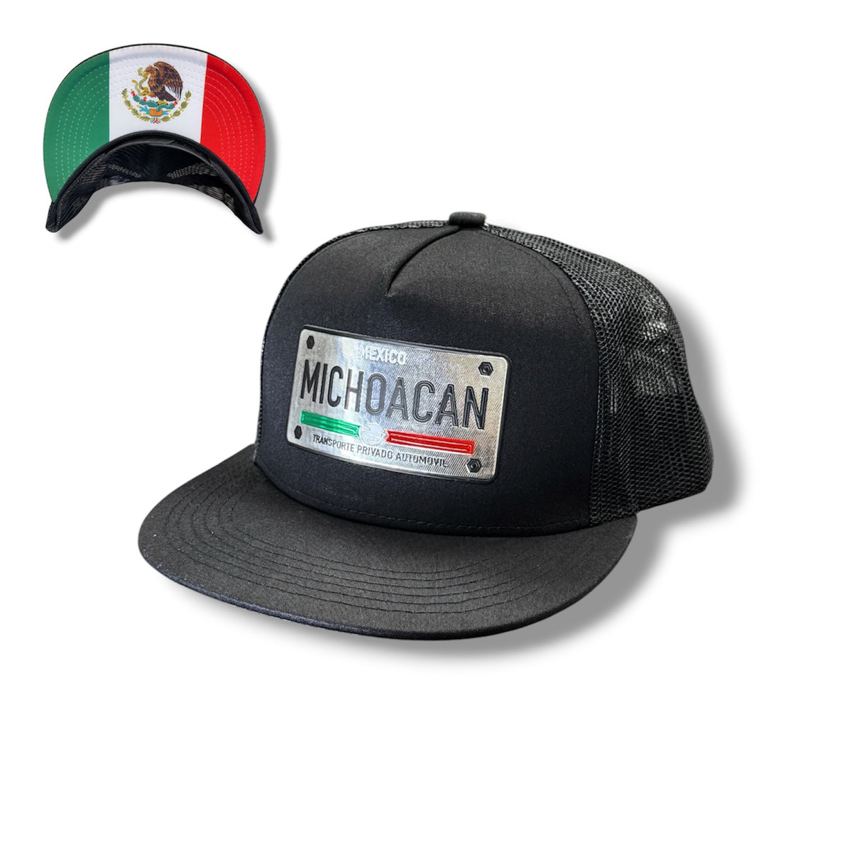 Silver Mexico License Plate Hat - Michoacan