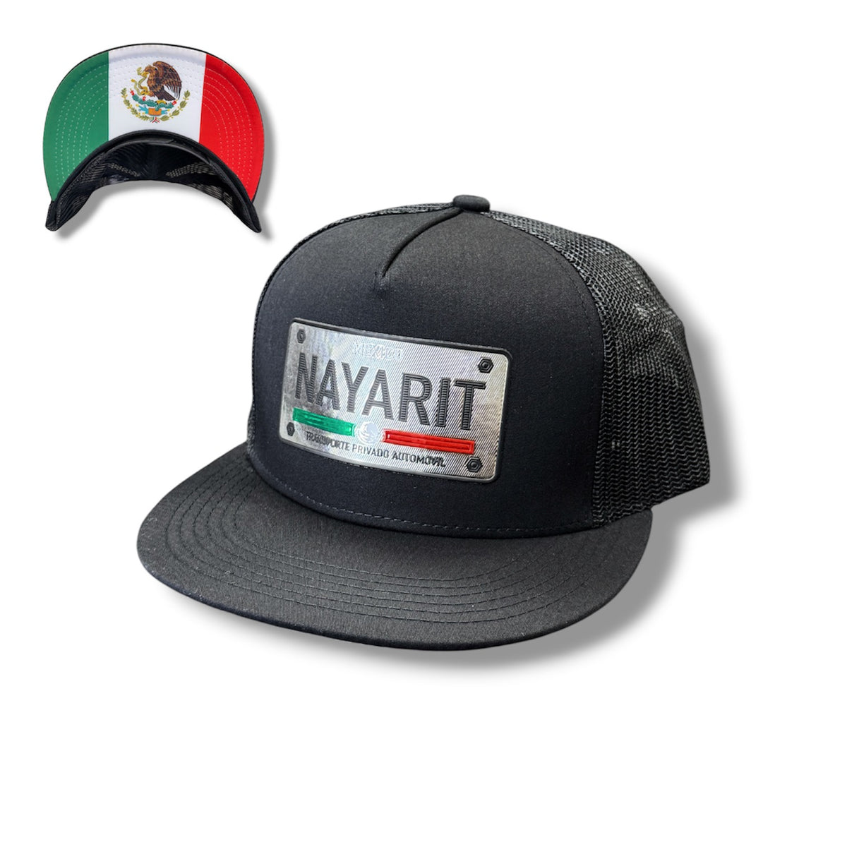 Silver Mexico License Plate Hat - Nayarit