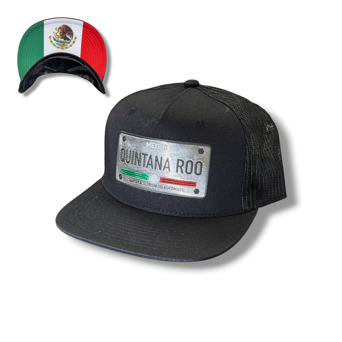 Silver Mexico License Plate Hat - Quintana Roo