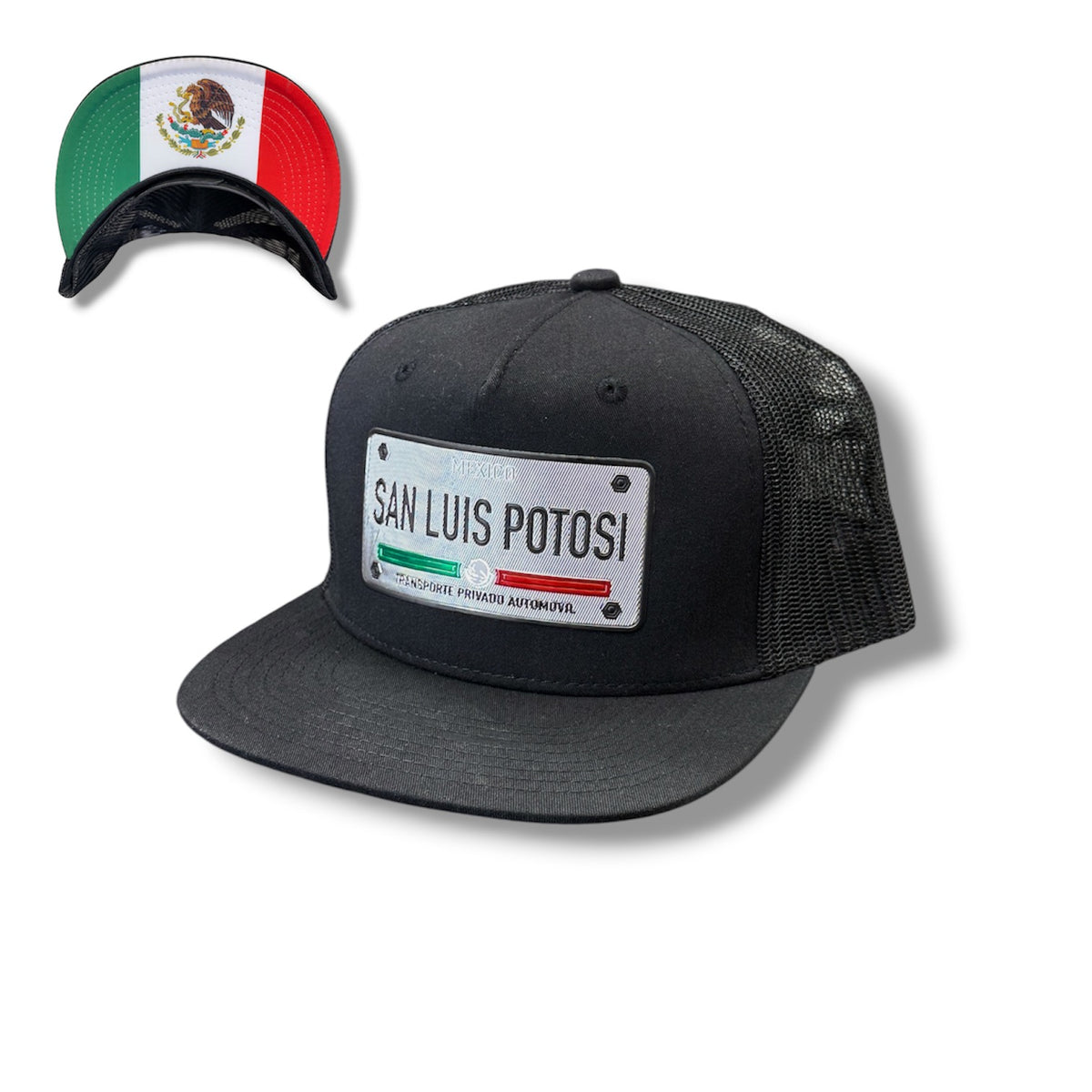 Silver Mexico License Plate Hat - San Luis Potosí