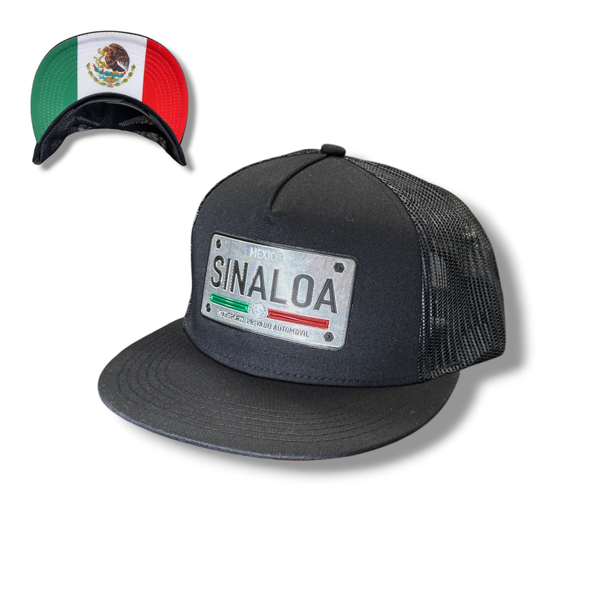 Silver Mexico License Plate Hat - Sinaloa