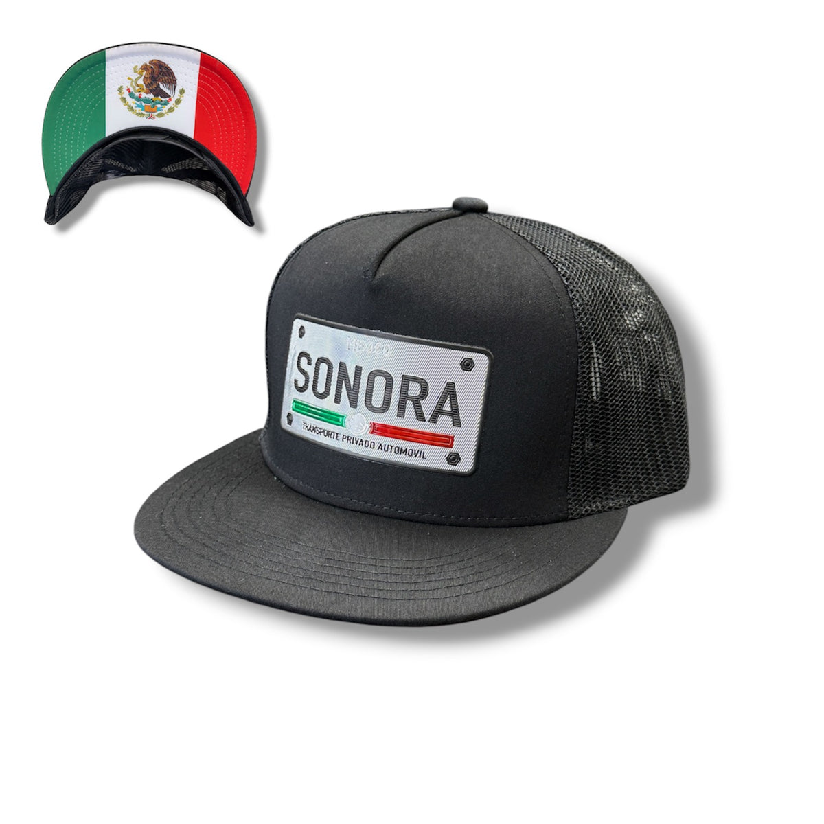 Silver Mexico License Plate Hat - Sonora