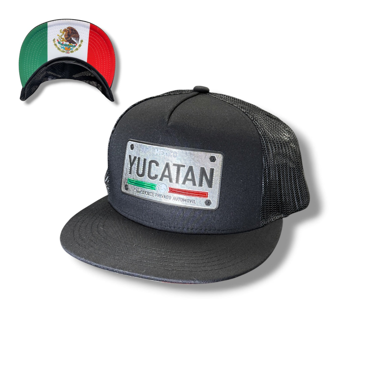 Silver Mexico License Plate Hat - Yucatan