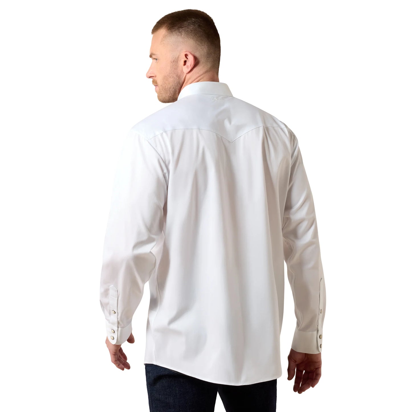 Ariat Lightweight Twill Snap Shirt - White