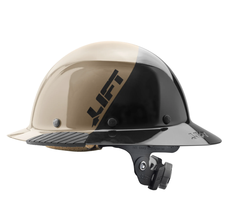 Lift Safety Dax Full Brim - 50/50 Dust Fiber Reinforced Hard Hat