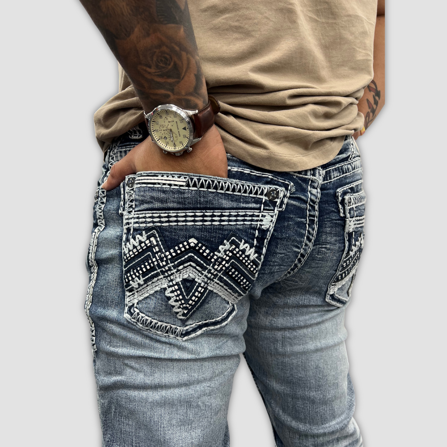 Men's Answer Me Straight Leg Denim (AM-2287)