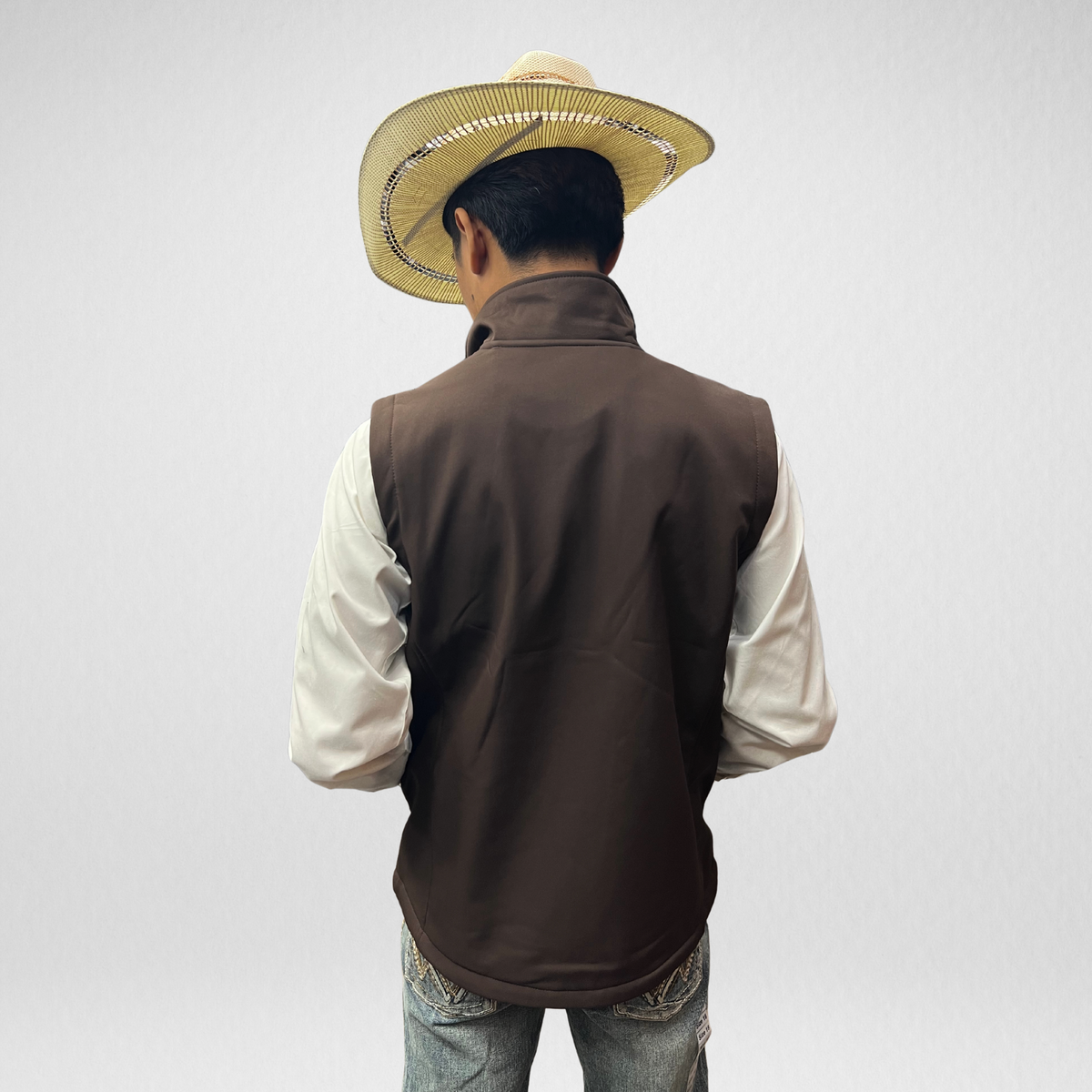 Youth APS Softshell Vest - Chocolate