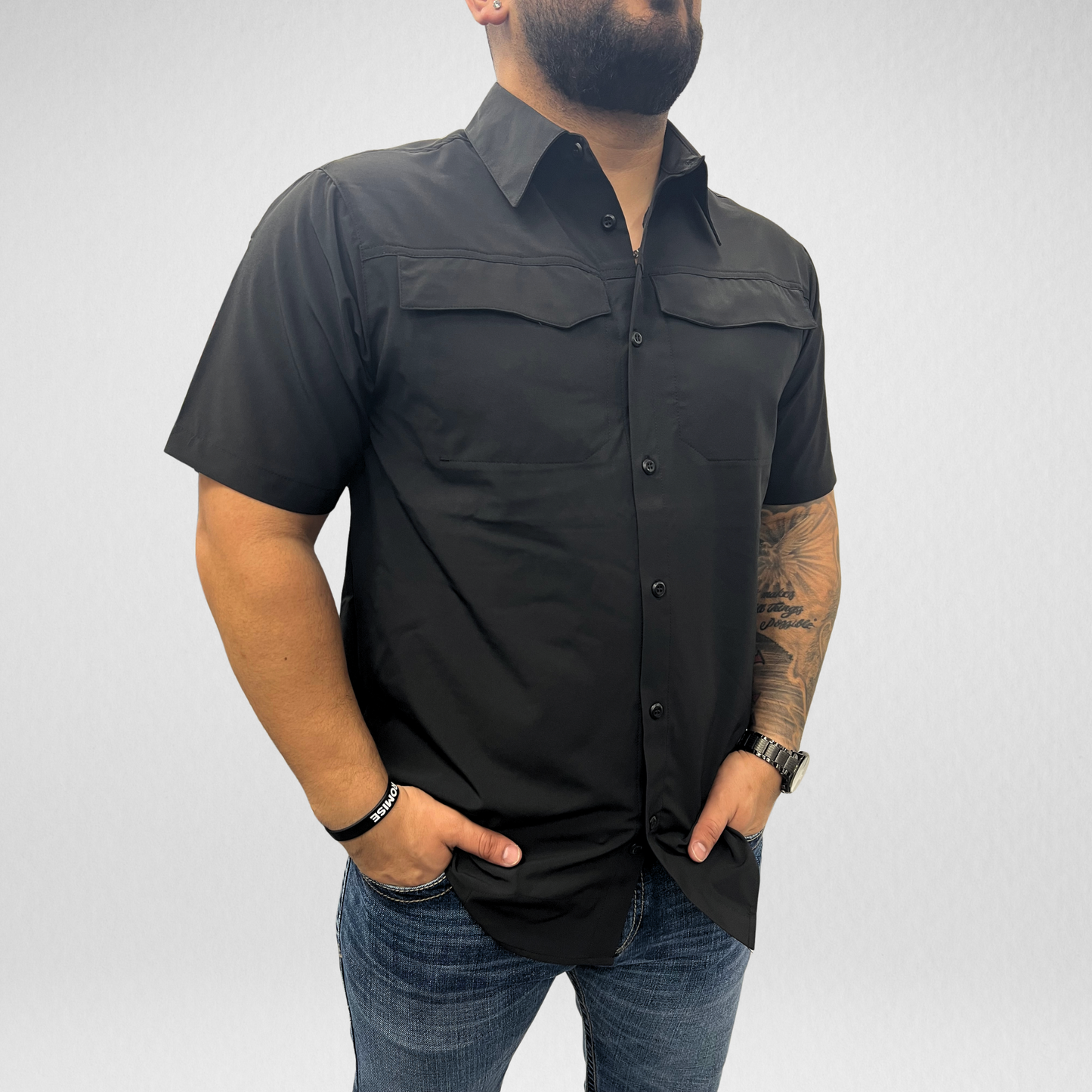 Men’s APS Tek S/S shirt-Black