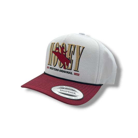 Hooey Wild Ride Hat - White/Red