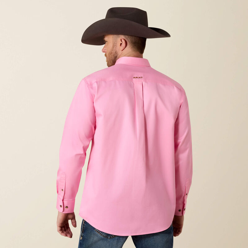 Ariat Solid Twill Shirt - Prism Pink